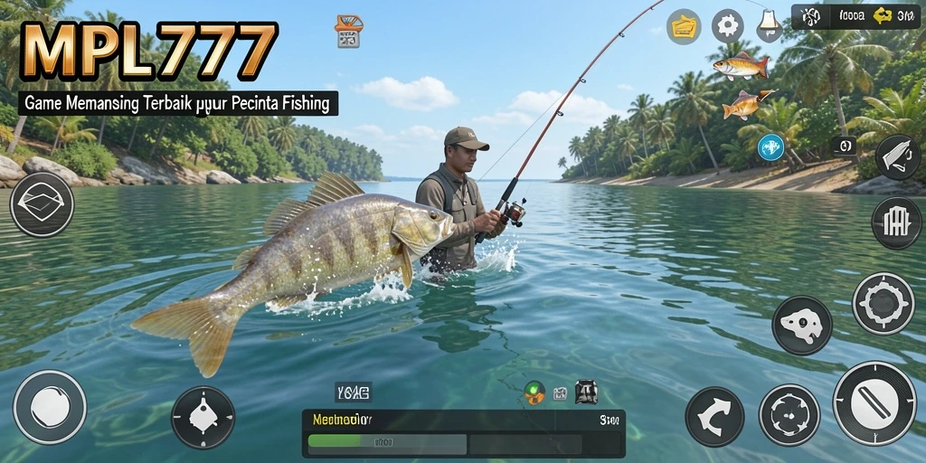 Tampilan gameplay MPL777 yang mendebarkan dalam memancing.