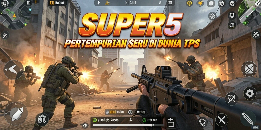 Tampilan gameplay <strong>SUPER5</strong> dengan pertempuran yang intens dan strategi mendebarkan.