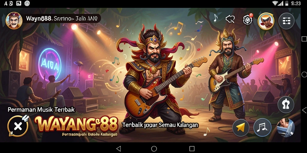 Tampilan gameplay WAYANG88 yang seru dan interaktif.