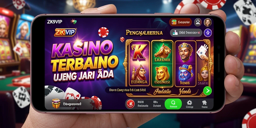 Tampilan gameplay ZK9VIP yang mendebarkan di kasino virtual.